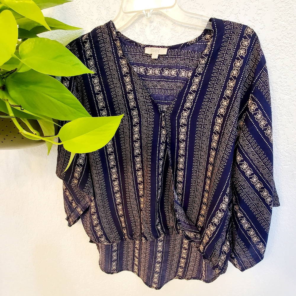 Navy Blouse